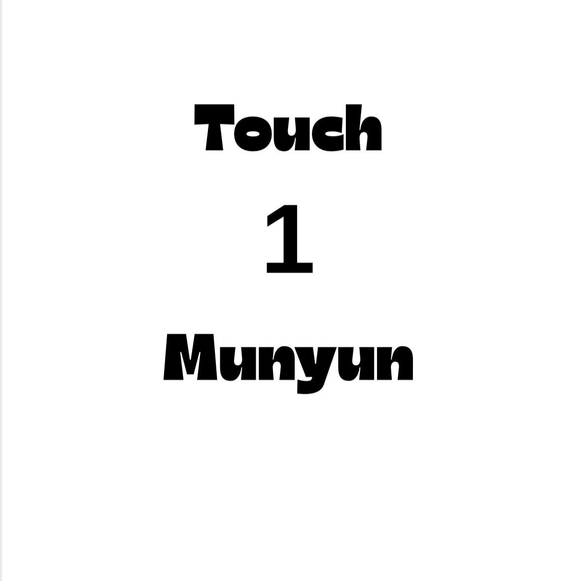 TouchMunyun Wristband